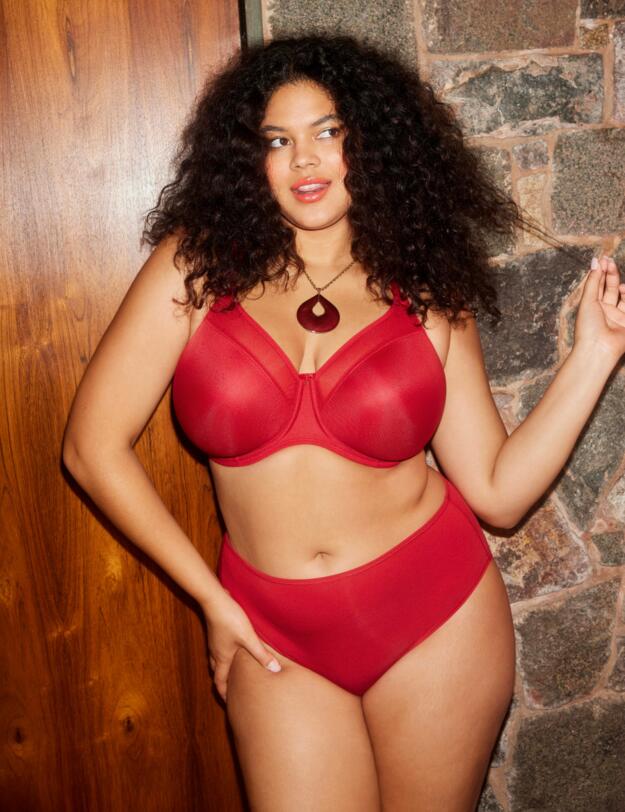 Elomi Smooth Moulded Non Padded Bra Haute Red