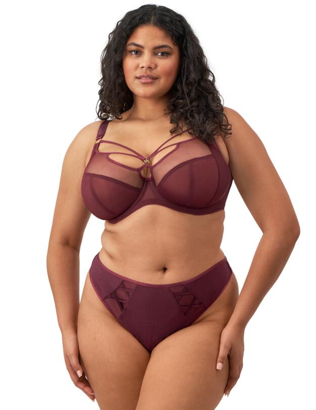 Elomi Sachi Plunge Bra Cabernet