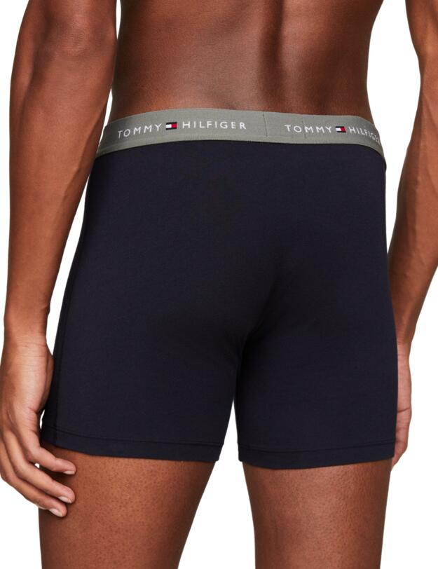 Tommy Hilfiger 3 Pack Boxer Briefs Summer Sun / Pearly Pink / Stonewash
