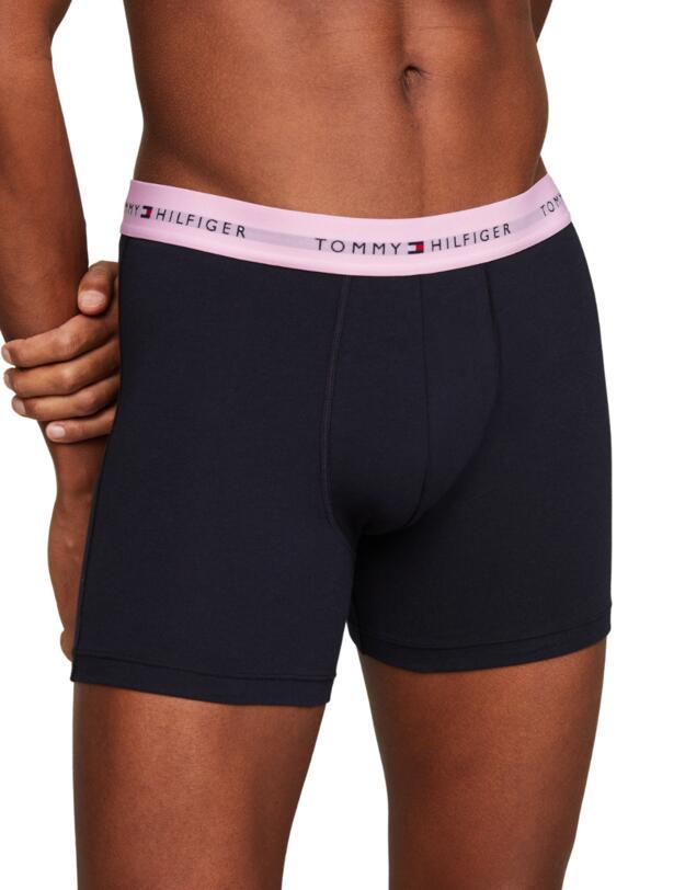 Tommy Hilfiger 3 Pack Boxer Briefs Summer Sun / Pearly Pink / Stonewash