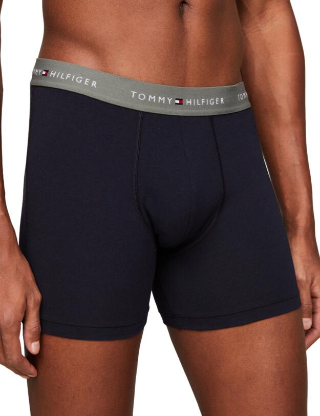 Tommy Hilfiger 3 Pack Boxer Briefs Summer Sun / Pearly Pink / Stonewash