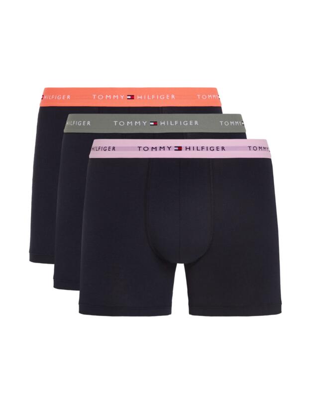 Tommy Hilfiger 3 Pack Boxer Briefs Summer Sun / Pearly Pink / Stonewash