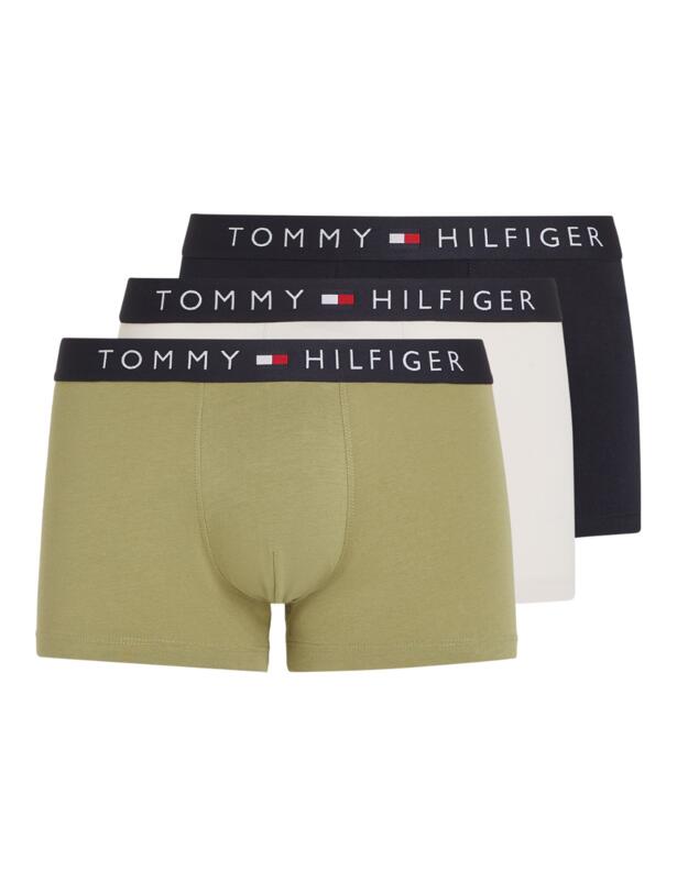 Tommy Hilfiger Trunks 3 Pack Faded Olive / Desert Sky / Misty Coast