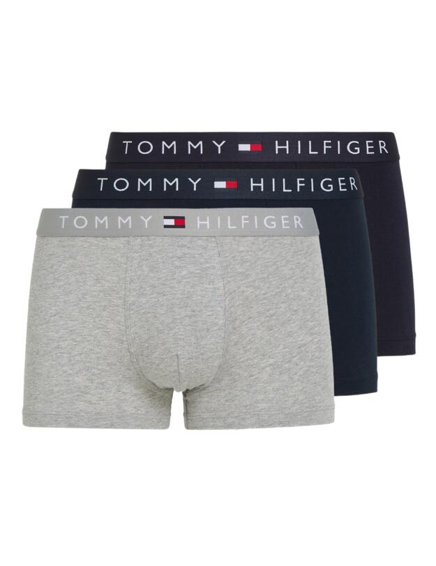 Tommy Hilfiger Trunks 3 Pack Desert Sky / Grey Heather / Desert Sky