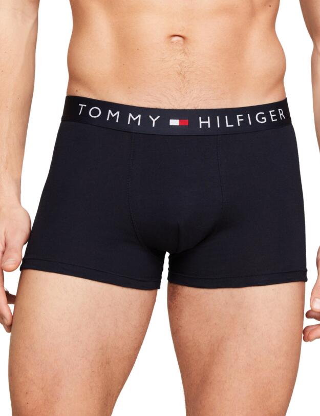 Tommy Hilfiger Trunks 3 Pack Grey Heather / White / Desert Sky