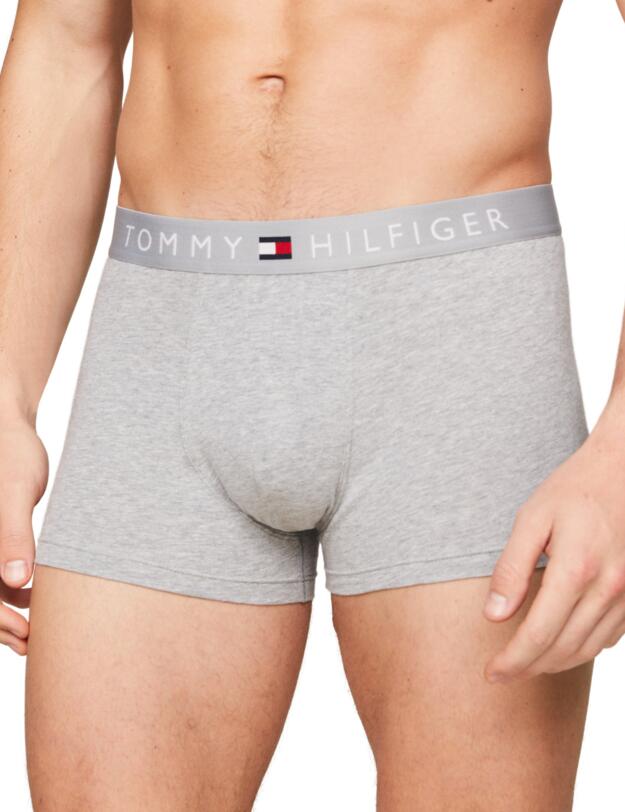 Tommy Hilfiger Trunks 3 Pack Grey Heather / White / Desert Sky