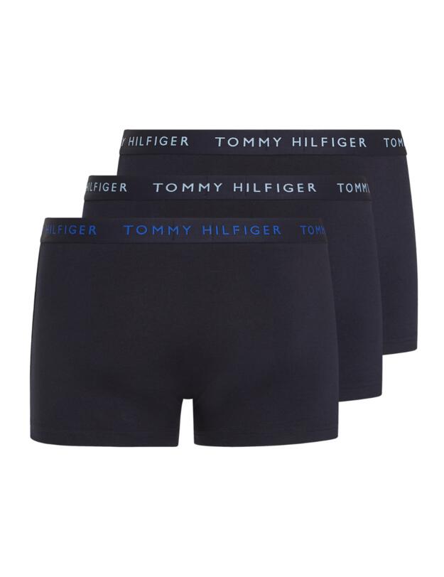 Tommy Hilfiger Essential Colour Pop 3 Pack Trunks Well Water / Blue Spell / Ultra Blue