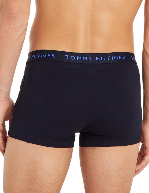 Tommy Hilfiger Essential Colour Pop 3 Pack Trunks Well Water / Blue Spell / Ultra Blue