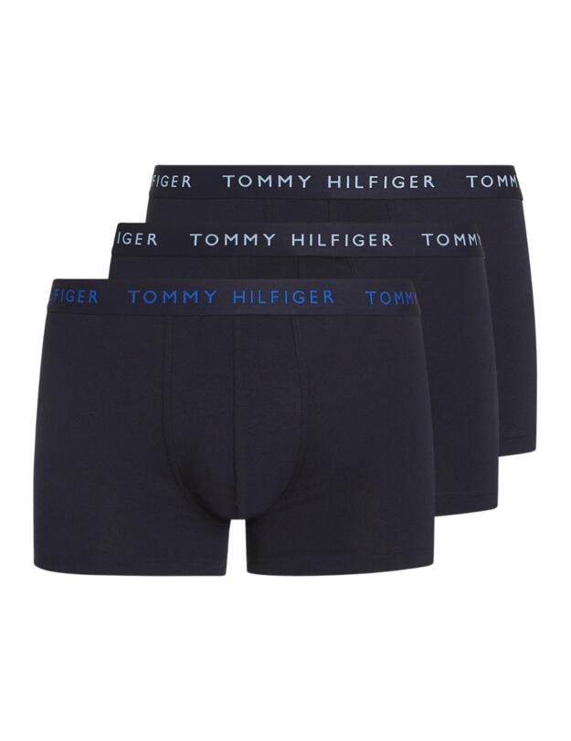 Tommy Hilfiger Essential Colour Pop 3 Pack Trunks Well Water / Blue Spell / Ultra Blue
