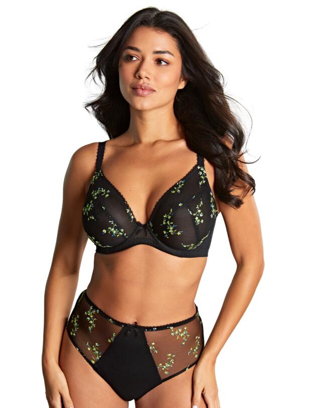 10976 Panache Meadow Plunge Bra  - 10976 Black 