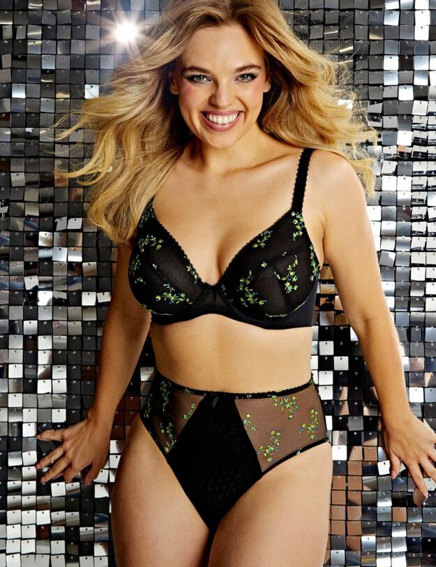 10976 Panache Meadow Plunge Bra  - 10976 Black 