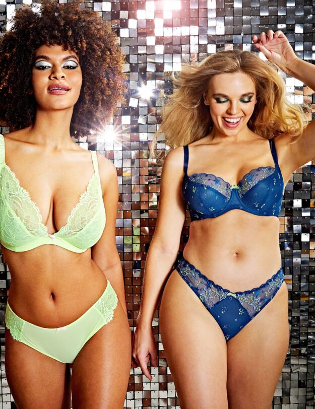 Panache Blossom Balcony Bra Celeste