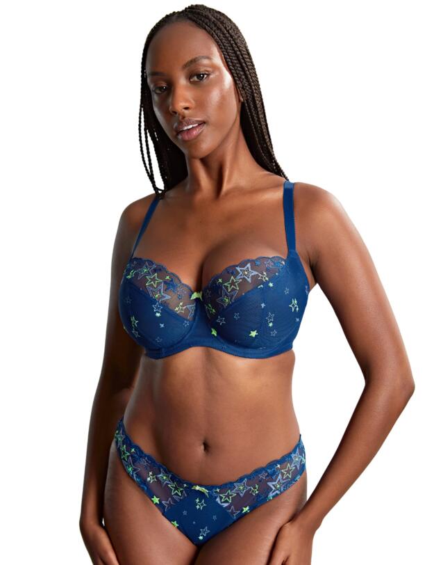 Panache Blossom Balcony Bra Celeste