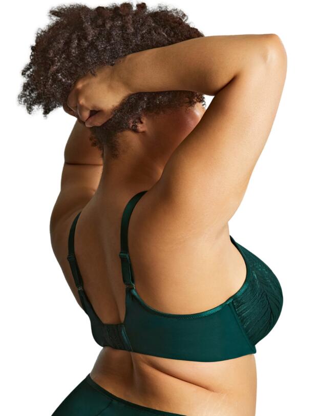 Sculptresse by Panache Illuminate Moulded Non Padded Bra Dark Green