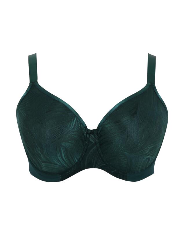 Sculptresse by Panache Illuminate Moulded Non Padded Bra Dark Green