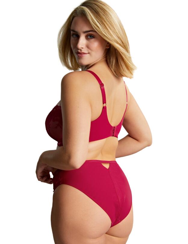 Sculptresse by Panache Josephine High Leg Brief Magenta/Latte