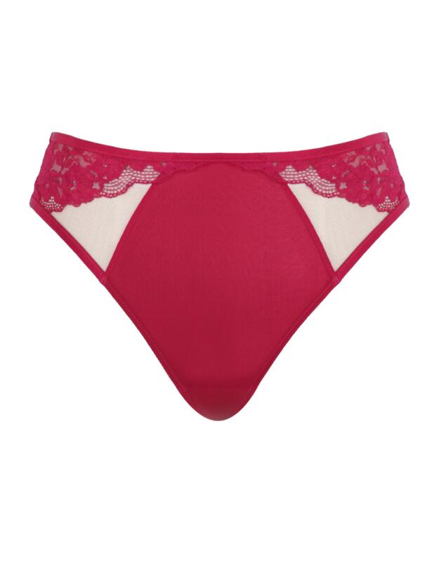 Sculptresse by Panache Josephine High Leg Brief Magenta/Latte
