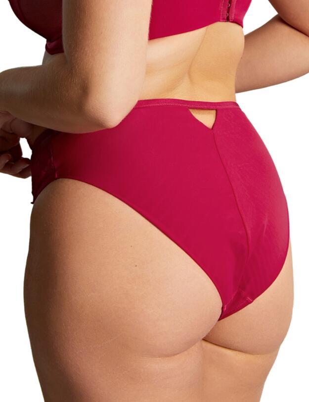 Sculptresse by Panache Josephine High Leg Brief Magenta/Latte