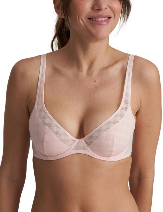 Marie Jo Jereme Half Padded Plunge Bra Glossy Pink