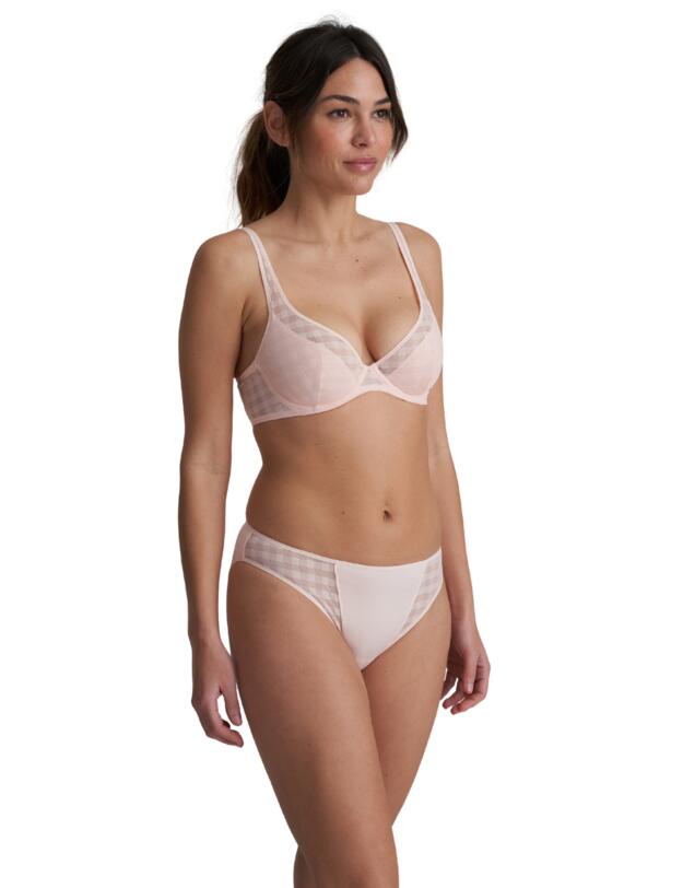 Marie Jo Jereme Half Padded Plunge Bra Glossy Pink