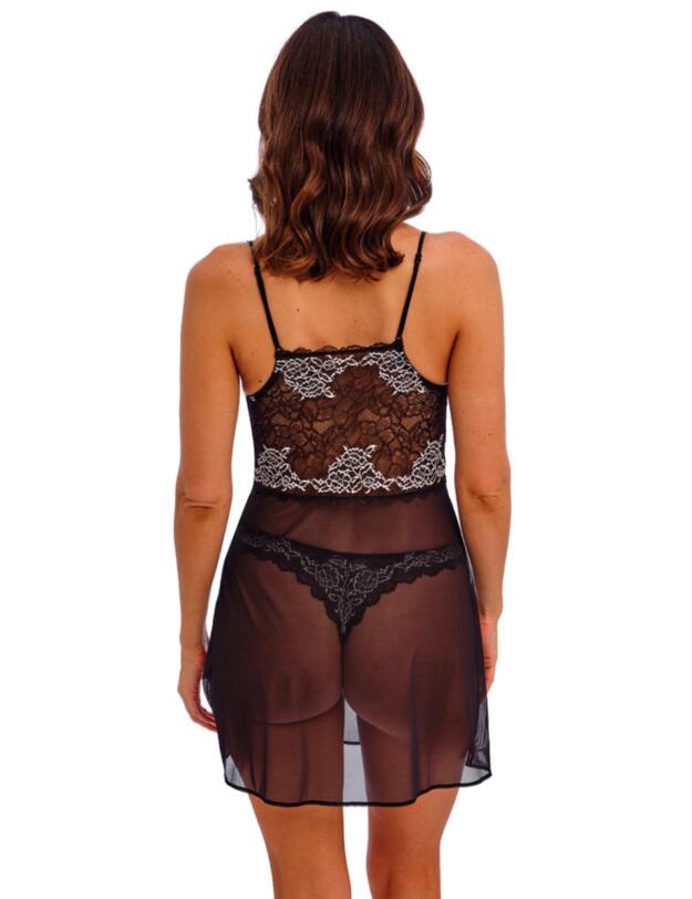 Wacoal Lace Perfection Chemise Black/Ivory