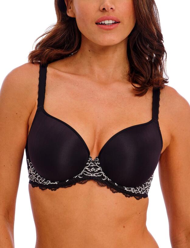 Wacoal Lace Perfection Contour Bra Black/Ivory