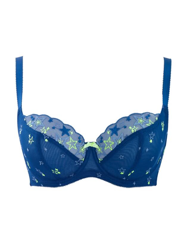Panache Blossom Balcony Bra Celeste