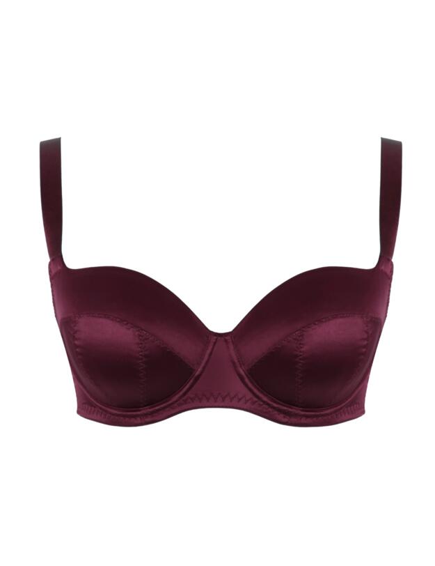 Panache Grace Balcony Bra Bordeaux Red