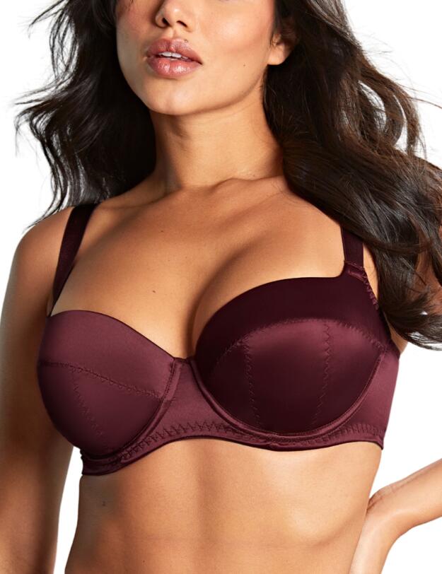 Panache Grace Balcony Bra Bordeaux Red