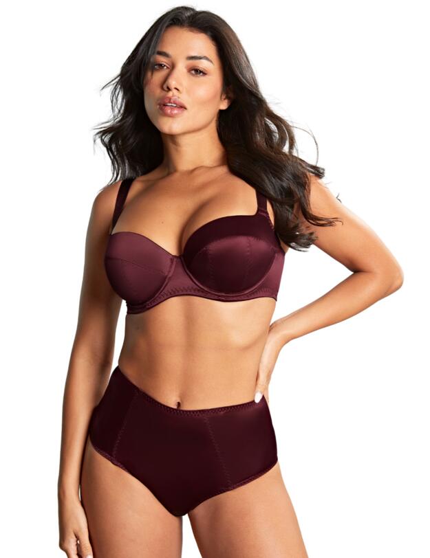 Panache Grace Balcony Bra Bordeaux Red