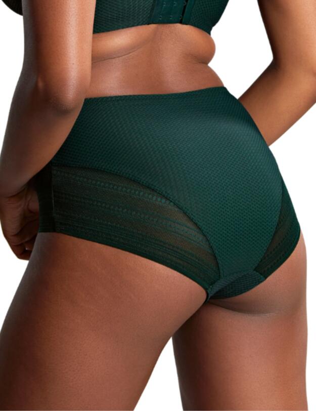 Panache Serene High Waist Brief Dark Green