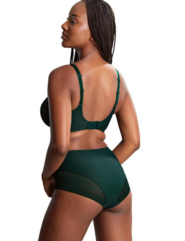 Panache Serene High Waist Brief Dark Green