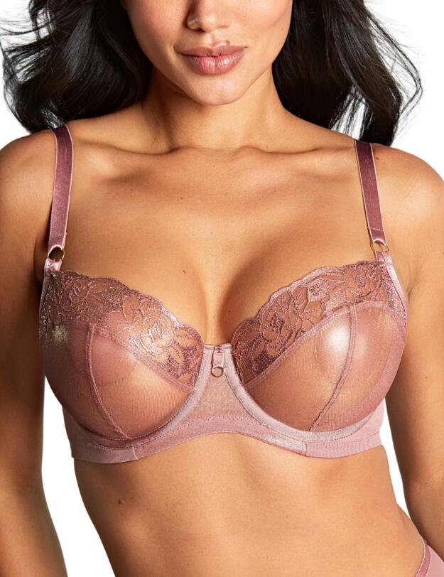 Panache Rosa Balcony Bra Rose Gold