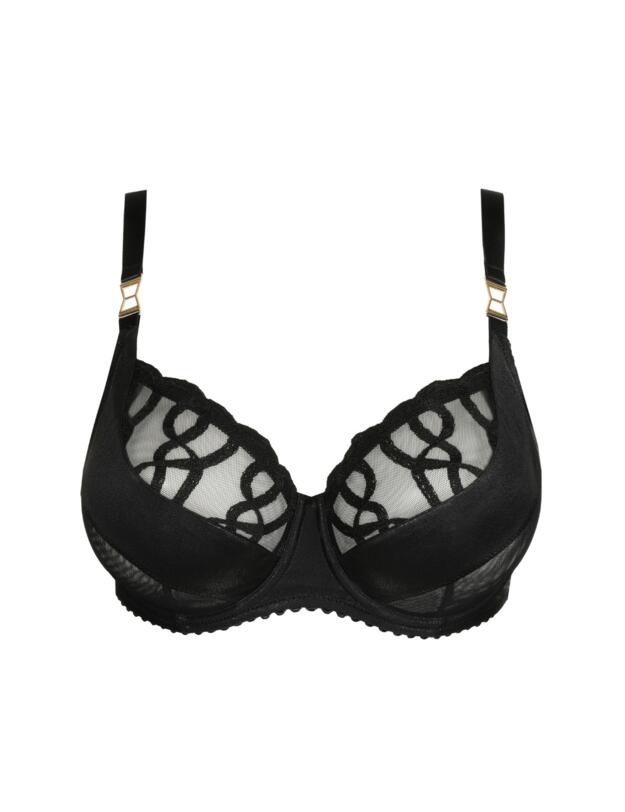 Prima Donna Vallarta Balcony Tulip Seam Bra Black