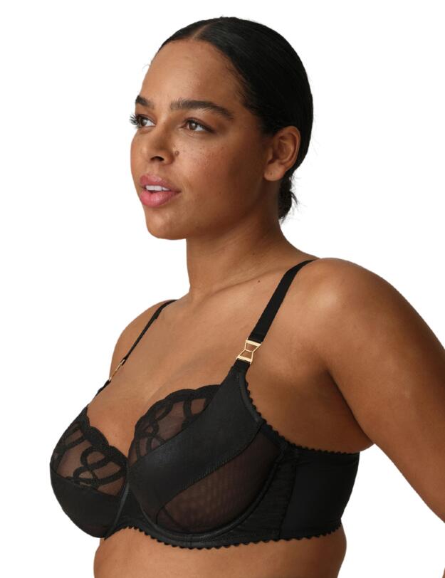 Prima Donna Vallarta Balcony Tulip Seam Bra Black