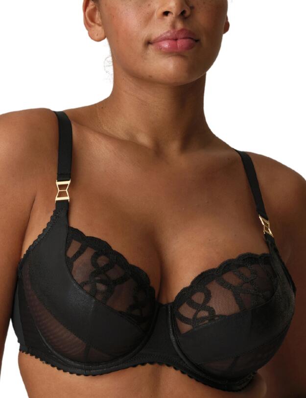 Prima Donna Vallarta Balcony Tulip Seam Bra Black