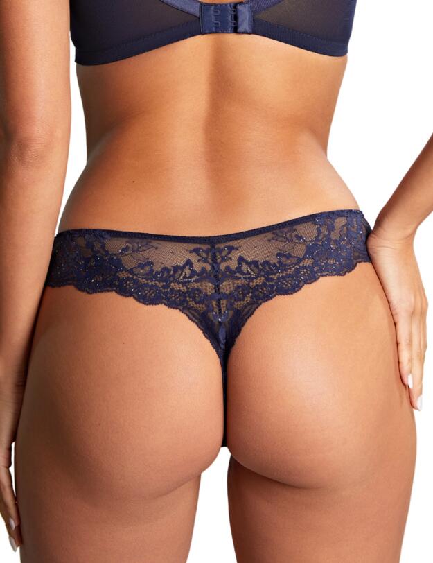 Panache Ana Thong Midnight Sequin