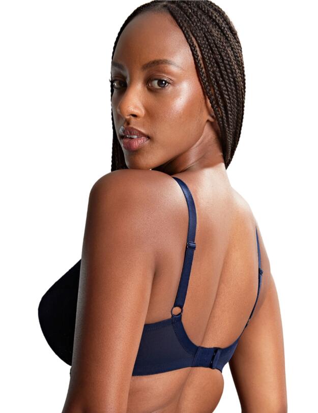 Panache Ana High Apex Plunge Bra Midnight Sequin