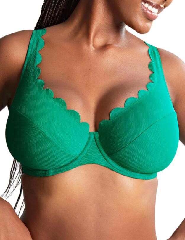 Panache Spirit Lauren Plunge Bikini Top Verde