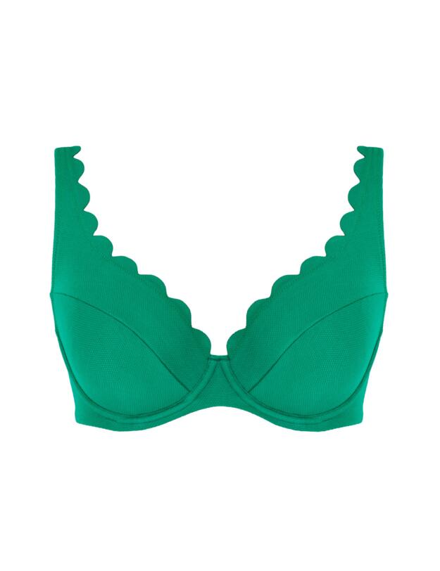 Panache Spirit Lauren Plunge Bikini Top Verde