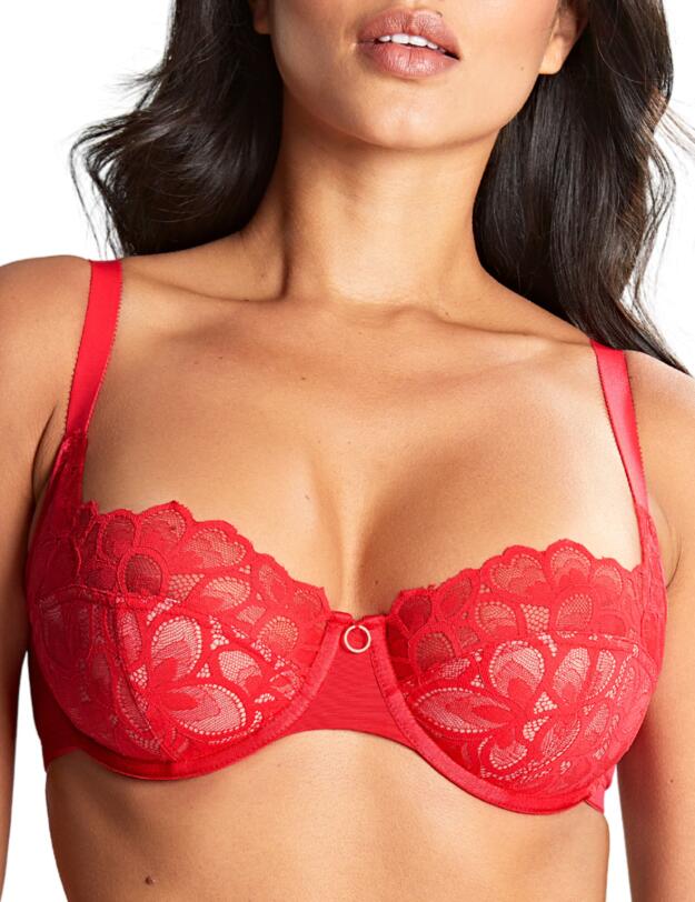 Panache Allure Balcony Bra Ruby Red