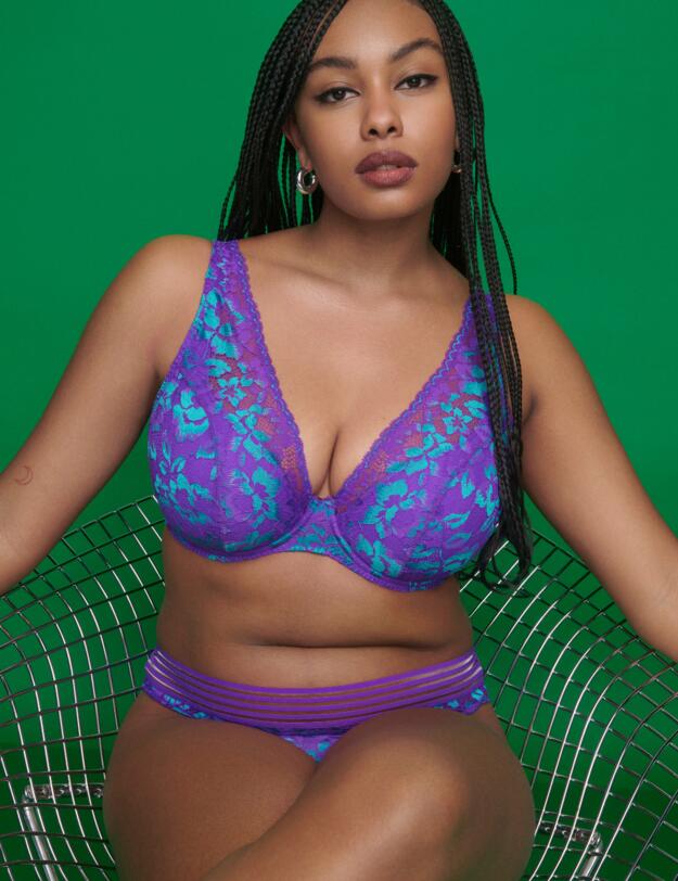 Prima Donna Twist Verao Half Padded Plunge Bra Italian Acai