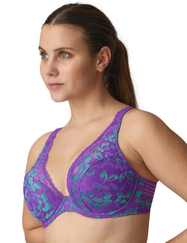 Prima Donna Twist Verao Half Padded Plunge Bra Italian Acai