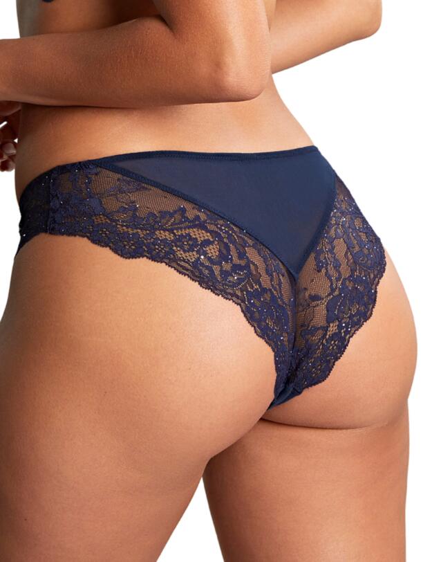 Panache Ana Brazilian Brief Midnight Sequin