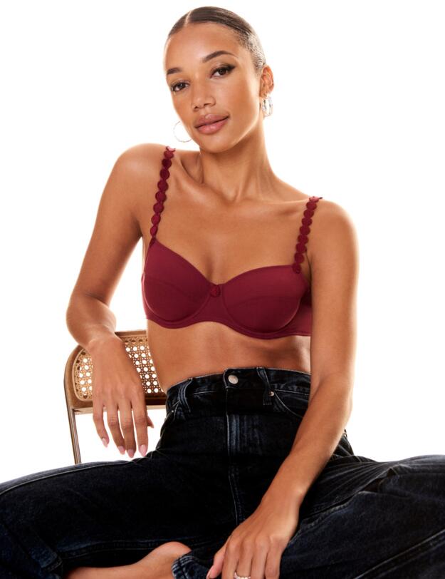 Marie Jo Tom Full Cup Bra Peony Pink