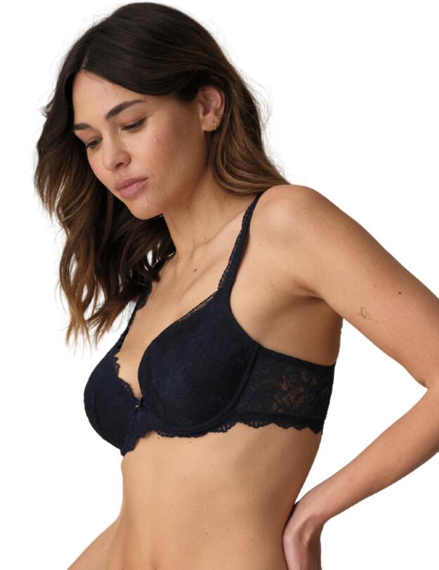Marie Jo Manyla Padded Heartshaped Bra Velvet Blue