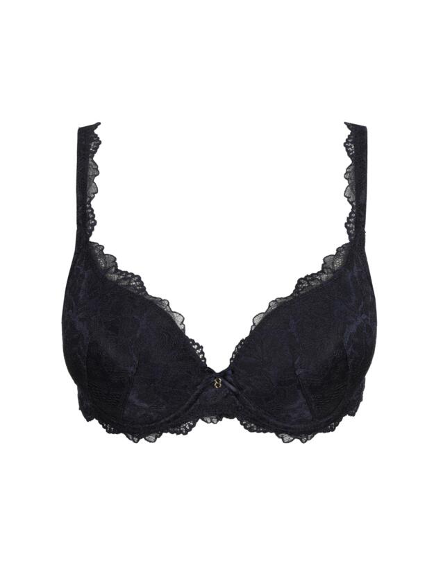 Marie Jo Manyla Padded Heartshaped Bra Velvet Blue