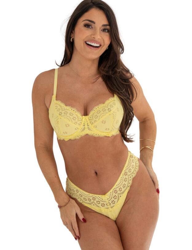Pour Moi Swoon Underwired Bra Lemon