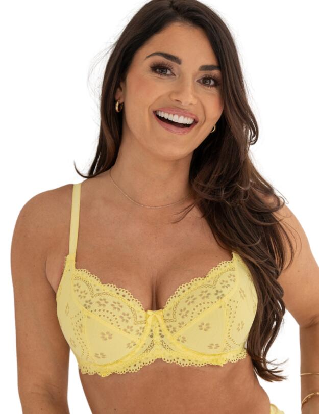 Pour Moi Swoon Underwired Bra Lemon