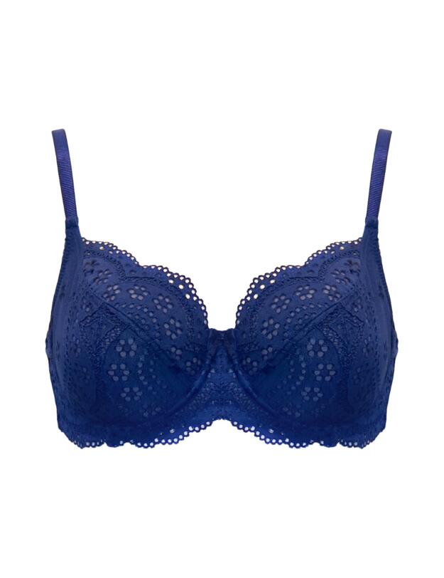 Pour Moi Swoon Underwired Bra Navy
